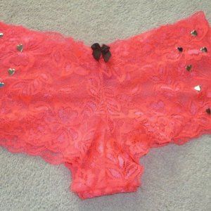3Women's Intimate Panties,Size M,Pink,Lace,Hotkiss